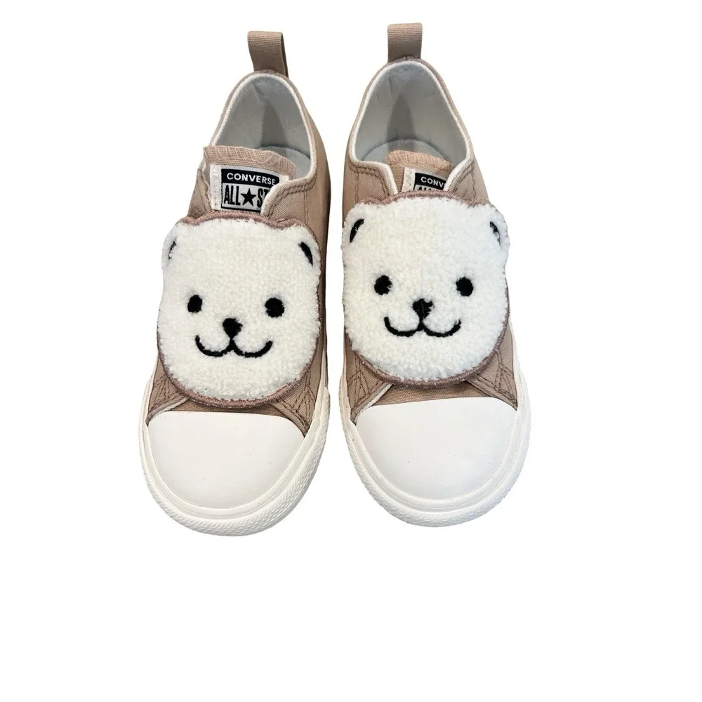 Converse CTAS One Strap OX Brown/Egret Toddler's Sneakers-Asst Sizes 10 T New